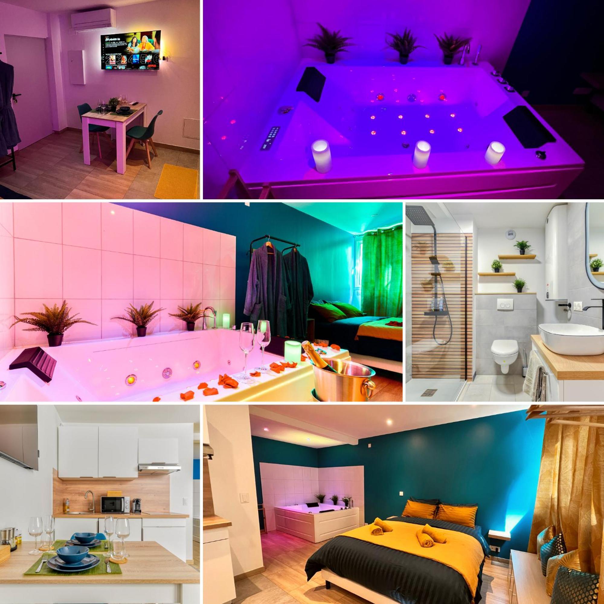 Narbnb - Eden Suite - Jacuzzi - Parking - Clim Narbonne Ngoại thất bức ảnh